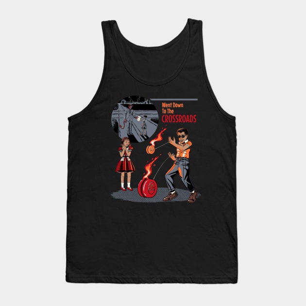 Went Down to the Crossroads Tank Top by Peter Katsanis Art